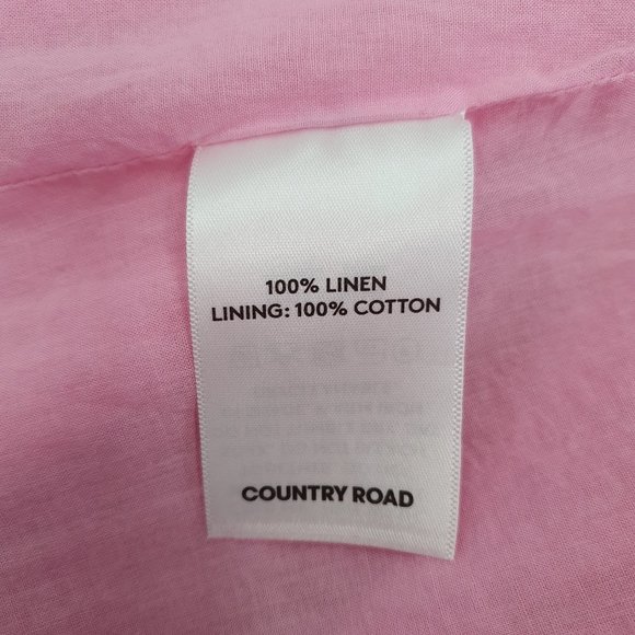 NWT Country Road Mini Skirt French Linen Size 12 - Picture 7 of 16